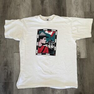 Vintage Canada Mountie Shirt Mens XL Fruit of the Loom Graphic Tee Rare 90s